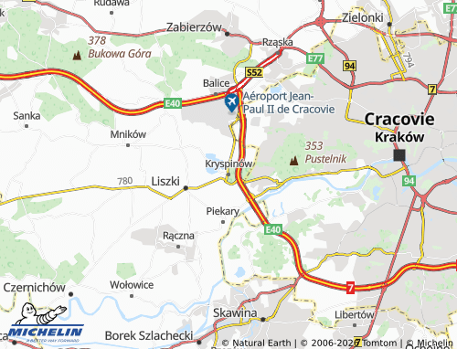 Carte MICHELIN Kryspinów - ViaMichelin