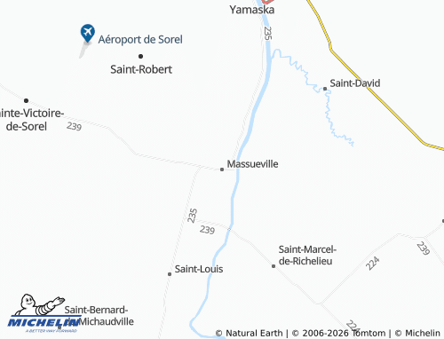 Carte MICHELIN Massueville - ViaMichelin