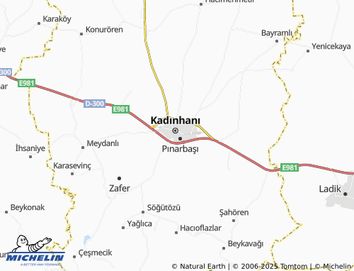 MICHELIN-Landkarte Ünveren - ViaMichelin