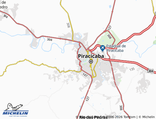 Mapa MICHELIN Glebas Califórnia - ViaMichelin