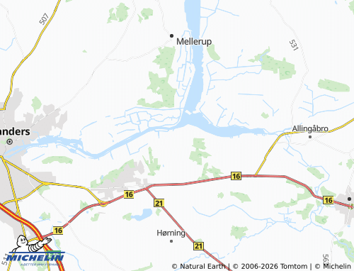 Mapa MICHELIN Uggelhuse - ViaMichelin