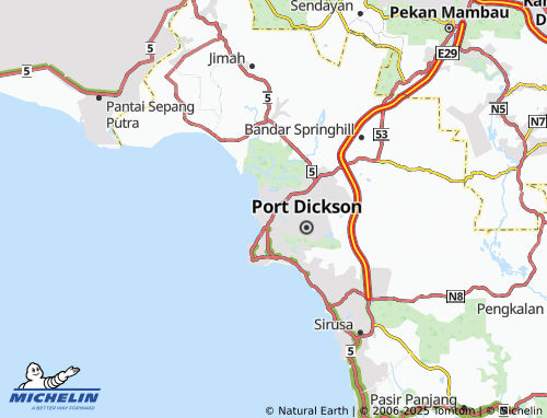MICHELIN Taman Pantai Mas map - ViaMichelin