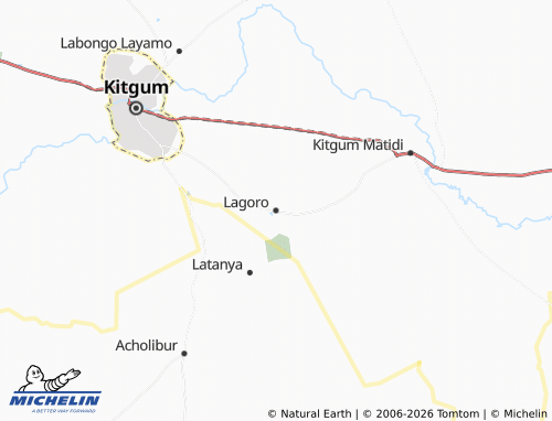 MICHELIN-Landkarte Lagoro - ViaMichelin