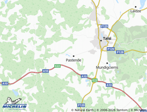 Mapa MICHELIN Pastende - ViaMichelin