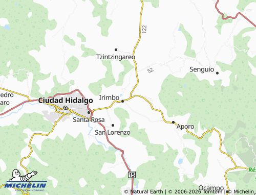 MICHELIN Jesús Sotelo map - ViaMichelin
