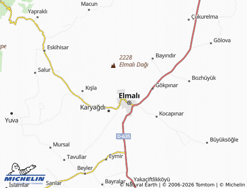 MICHELIN Kapmescit map - ViaMichelin