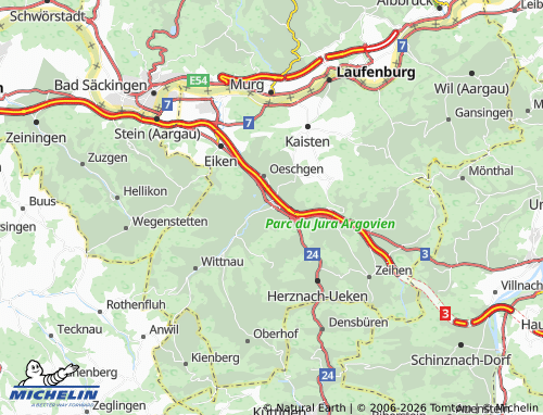 MICHELIN Frick map - ViaMichelin