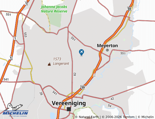 MICHELIN-Landkarte Rust-ter-Vaal - ViaMichelin