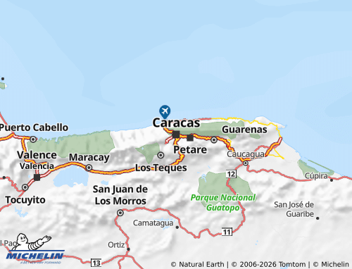 Mapa MICHELIN Distrito Capital - ViaMichelin