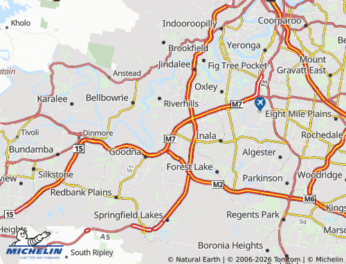 Mapa MICHELIN Wacol - ViaMichelin