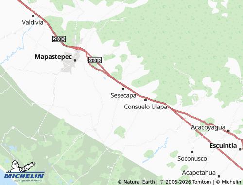 Mappa MICHELIN México 200 - ViaMichelin