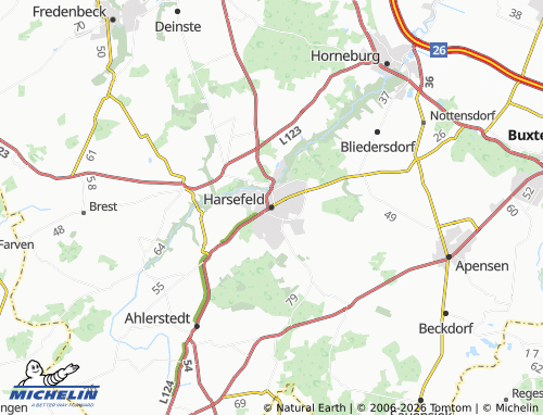 MICHELIN Harsefeld map - ViaMichelin