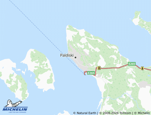MICHELIN-Landkarte Paldiski - ViaMichelin