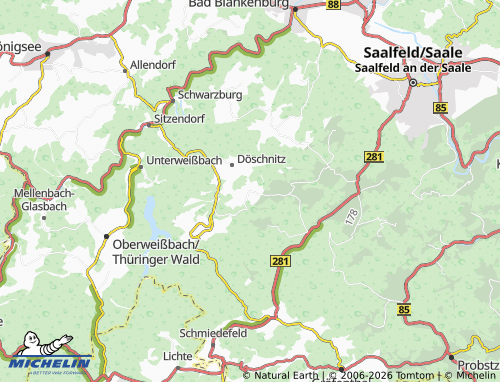 MICHELIN Wittgendorf map - ViaMichelin