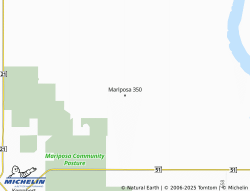 Mapa MICHELIN Mariposa 350 - ViaMichelin