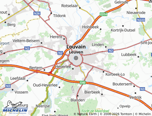 Mapa MICHELIN Lovaina - ViaMichelin
