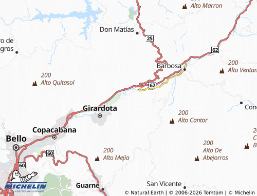 Carte MICHELIN Platanito Parte Baja - ViaMichelin