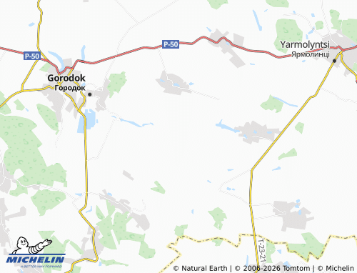 Carte MICHELIN Mudryholovy - ViaMichelin
