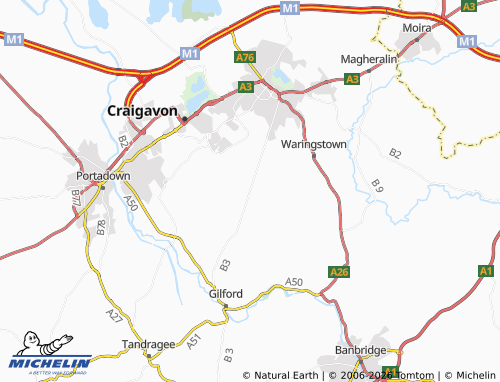 MICHELIN Bleary map - ViaMichelin