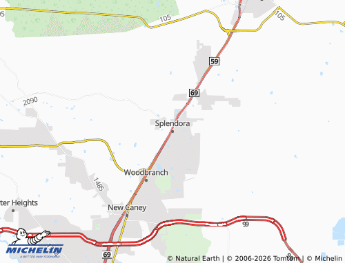 Mappa MICHELIN Splendora - ViaMichelin
