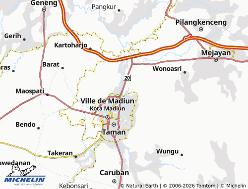 MICHELIN-Landkarte Nglames - ViaMichelin