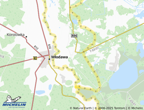 MICHELIN Tomashovka map - ViaMichelin