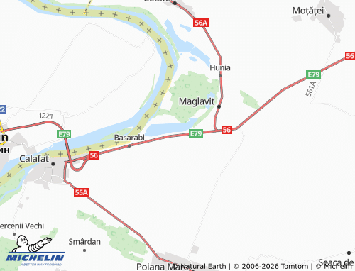 Mappa MICHELIN Golenți - ViaMichelin