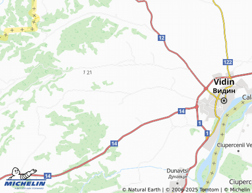 MICHELIN General Marinovo map - ViaMichelin