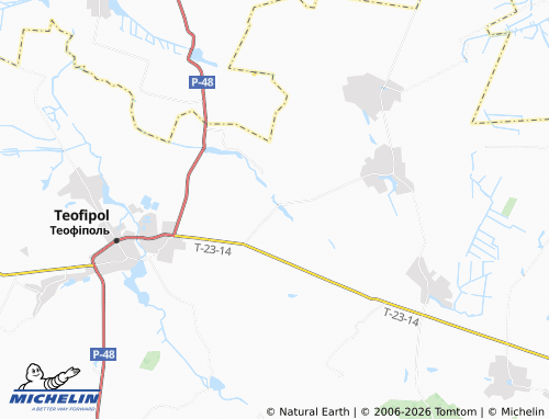 Carte MICHELIN Lidykhivka - ViaMichelin