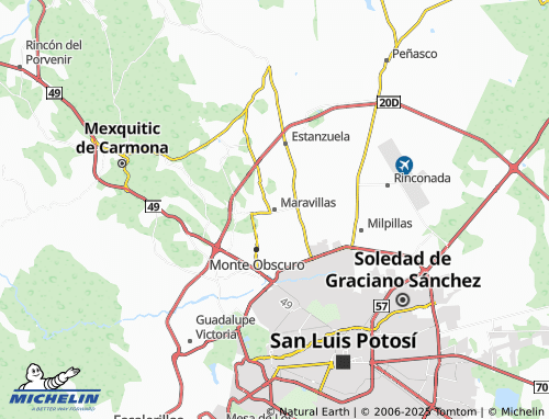 MICHELIN Maravillas map - ViaMichelin
