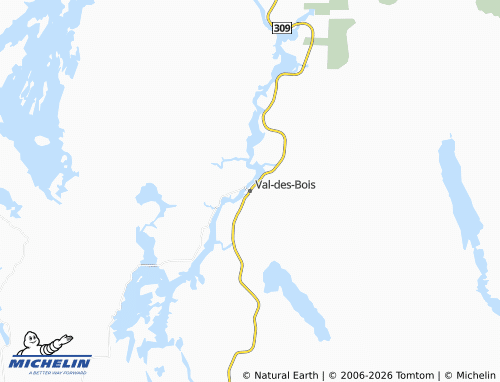 Mapa MICHELIN Val-des-Bois - ViaMichelin