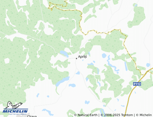 MICHELIN-Landkarte Apriķi - ViaMichelin