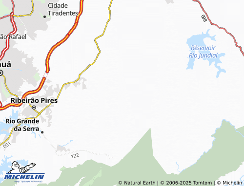 MICHELIN Jardim das Lavras Mirim map - ViaMichelin