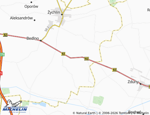MICHELIN Plecka Dąbrowa map - ViaMichelin