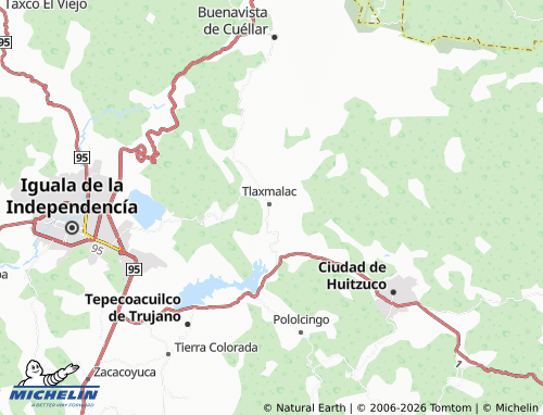 Mappa MICHELIN Del Pacífico - ViaMichelin