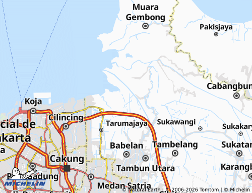 MICHELIN-Landkarte Samudrajaya - ViaMichelin