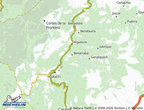 MICHELIN Benarrabá map - ViaMichelin