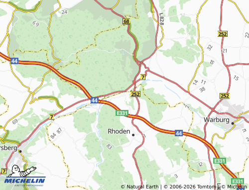 MICHELIN Wrexen map - ViaMichelin