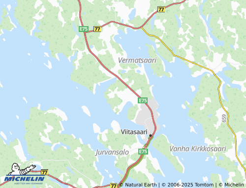MICHELIN Kurkela map - ViaMichelin