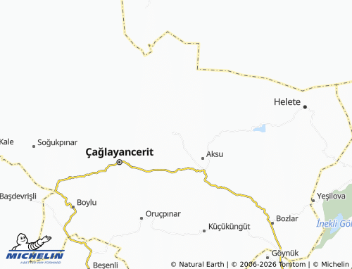 MICHELIN Küçükcerit map - ViaMichelin