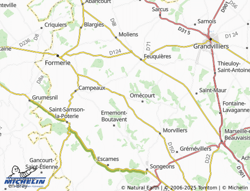 MICHELIN Épeaux map - ViaMichelin