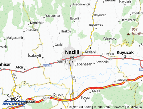 MICHELIN Altıntaş map - ViaMichelin