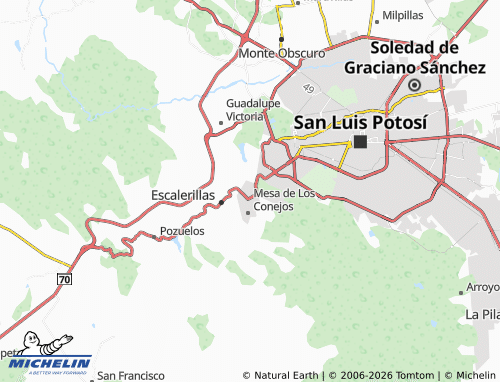 Mappa MICHELIN Colonia Insurgentes - ViaMichelin