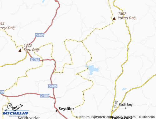 Mappa MICHELIN Çerçiler - ViaMichelin