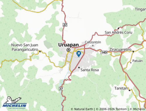 MICHELIN Ferrocarrilera map - ViaMichelin