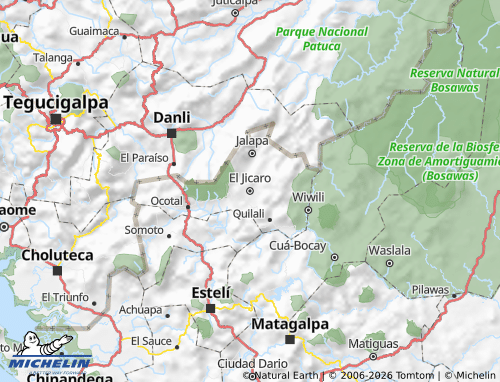 MICHELIN Nueva Segovia map - ViaMichelin