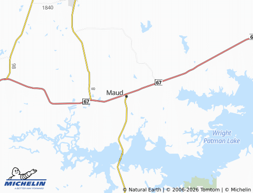 Kaart MICHELIN Maud - ViaMichelin