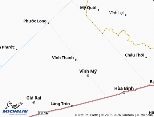 MICHELIN-Landkarte Hưng Phú - ViaMichelin