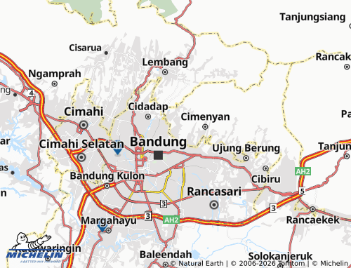 Mapa MICHELIN Cibeunying - ViaMichelin