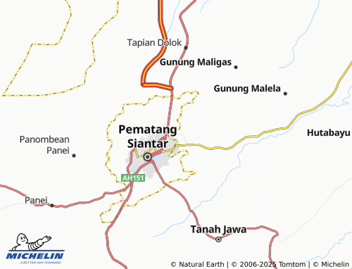 MICHELIN Rambung Merah map - ViaMichelin